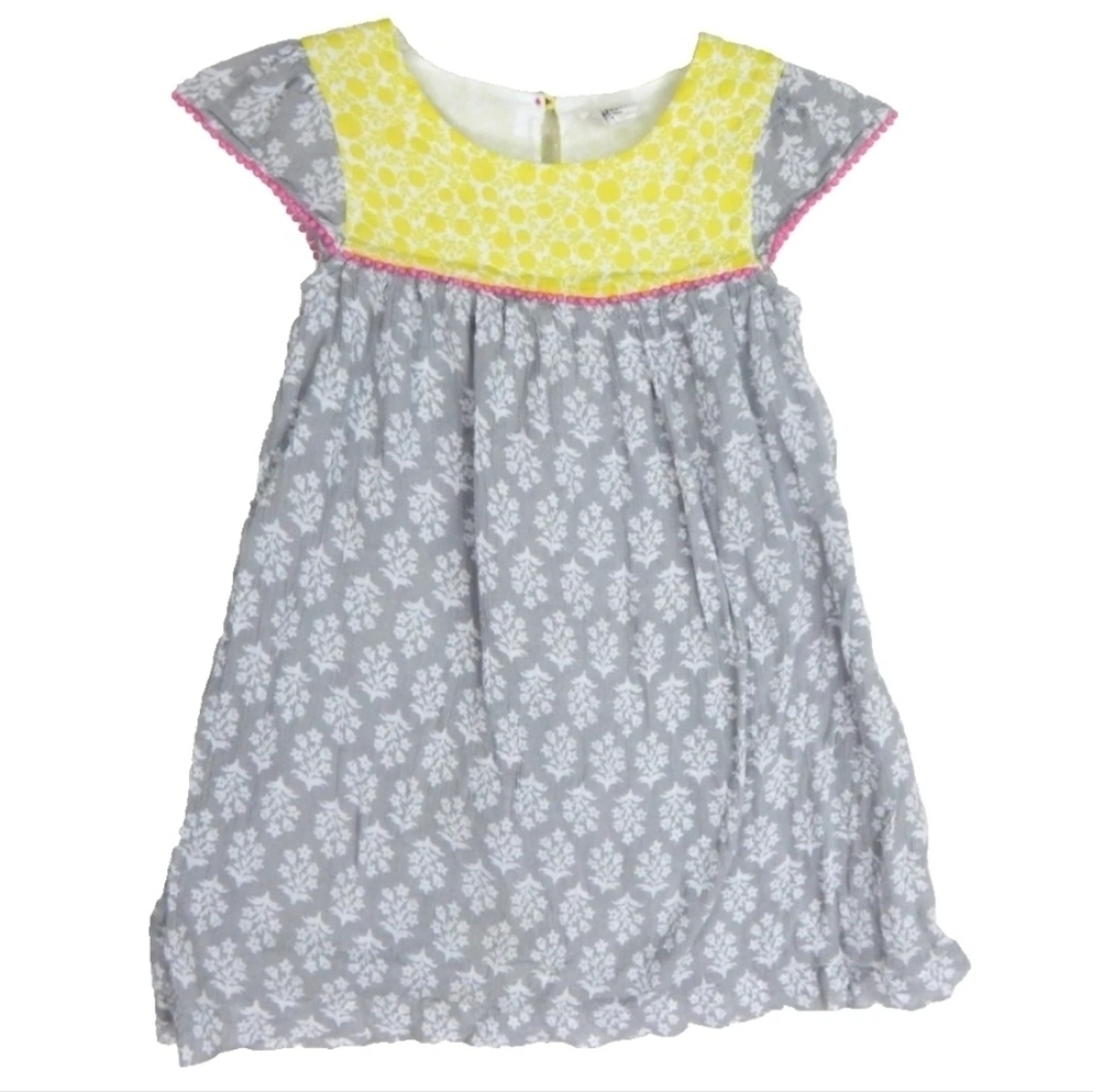 Mini Boden Crinkle Gauze Floral Dress